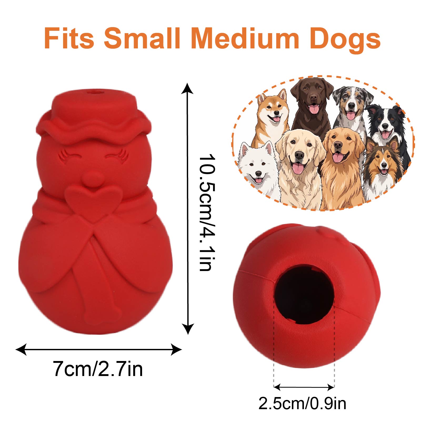 Brinquedo de Quebra-Cabeça Bon - Rubber Treat Dispensing Dog Toy avaliação e preço