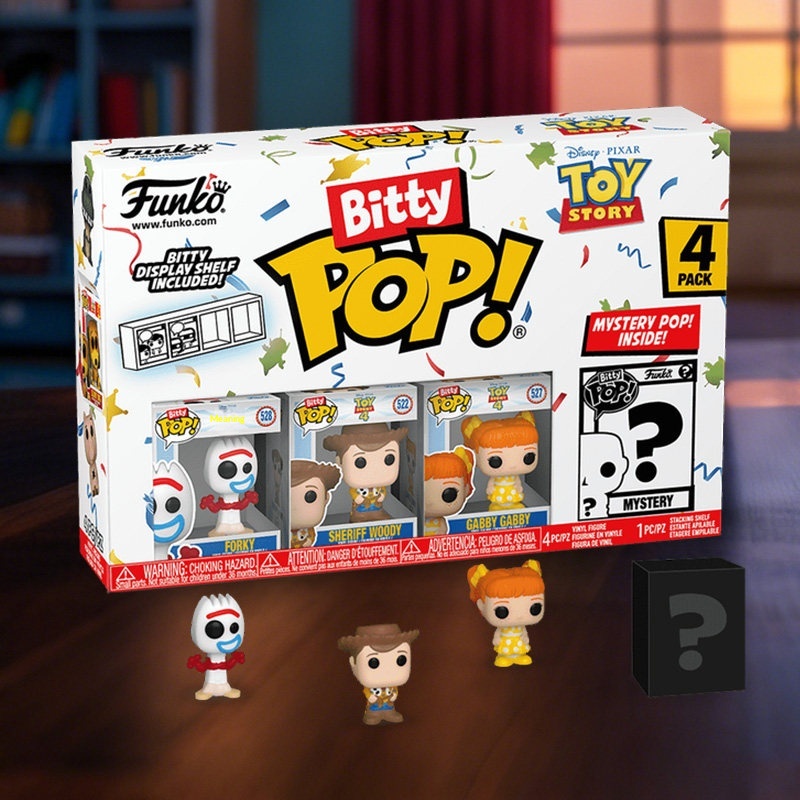 Funko Bitty Pop Toy Story Wood - Interactive Squeaky Plush Dog Toy avaliação e preço