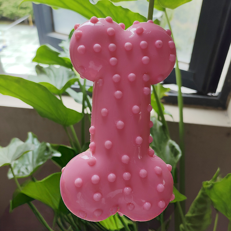 Brinquedo para cães, som de bo - Teeth Cleaning Dog Chew Bone avaliação e preço